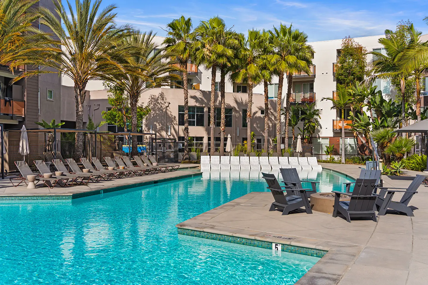 Luxury resort style pool