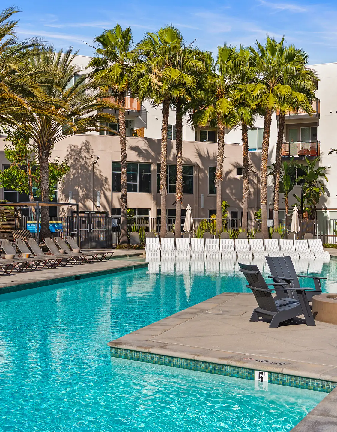 resort style pool