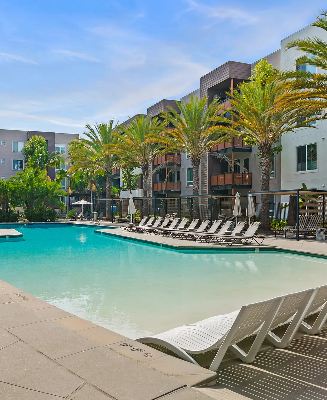 Luxury resort style pool
