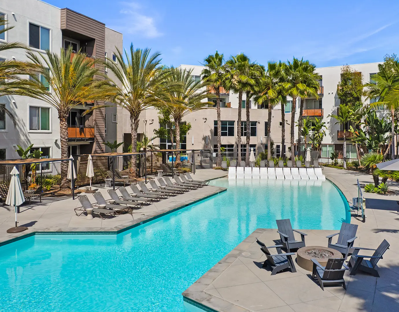 Luxury resort style pool