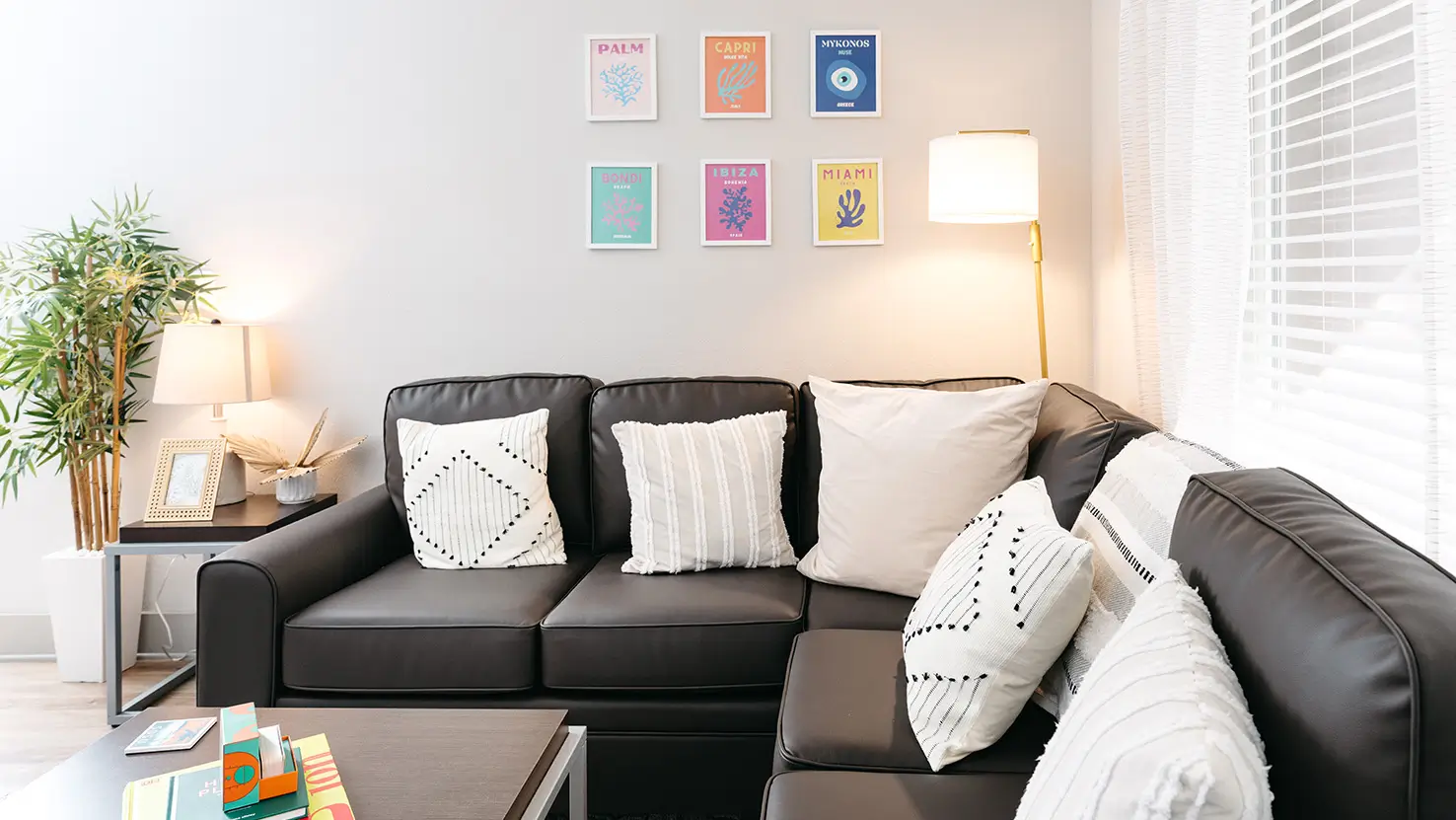 furnished living space
