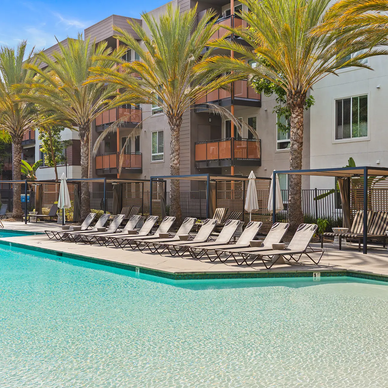 resort style pool