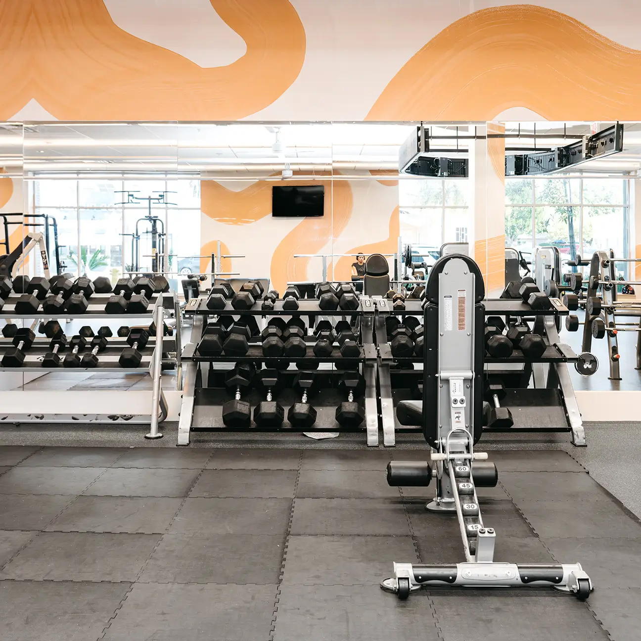 modern fitness studio