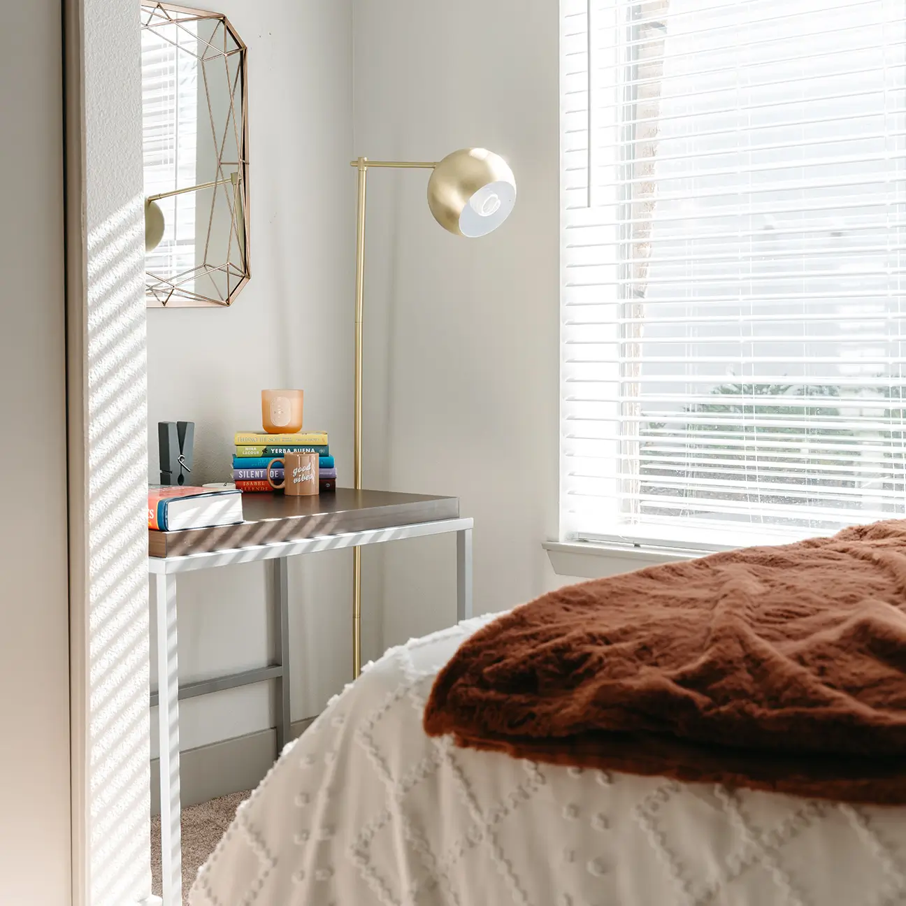 furnished bedroom