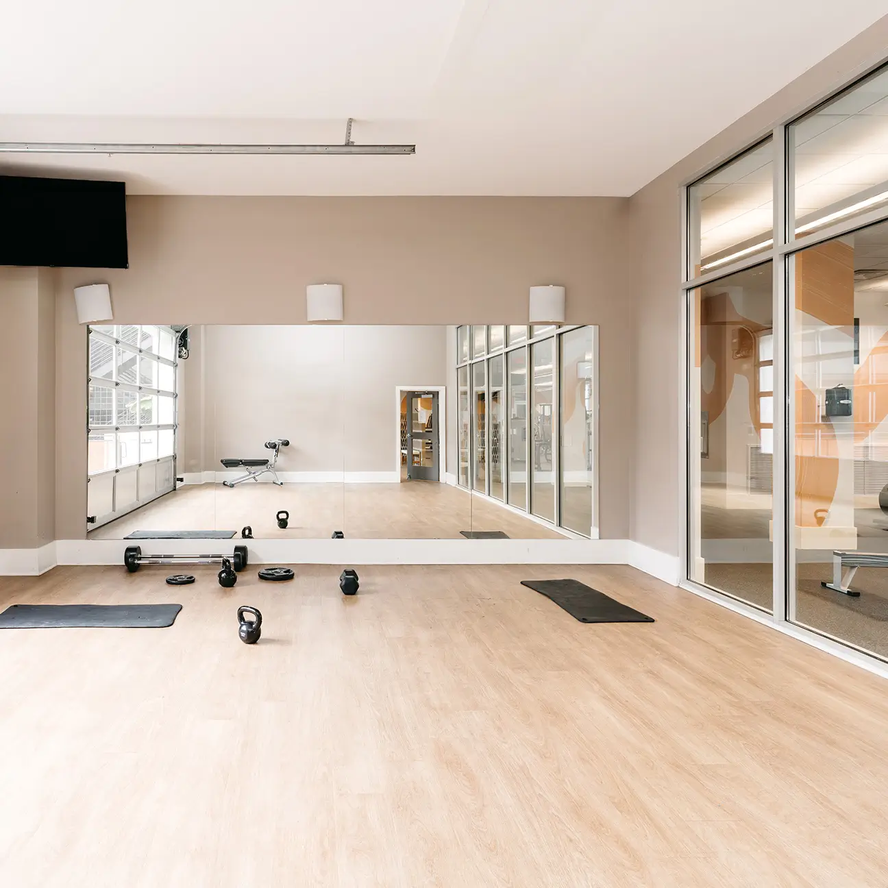 modern fitness studio