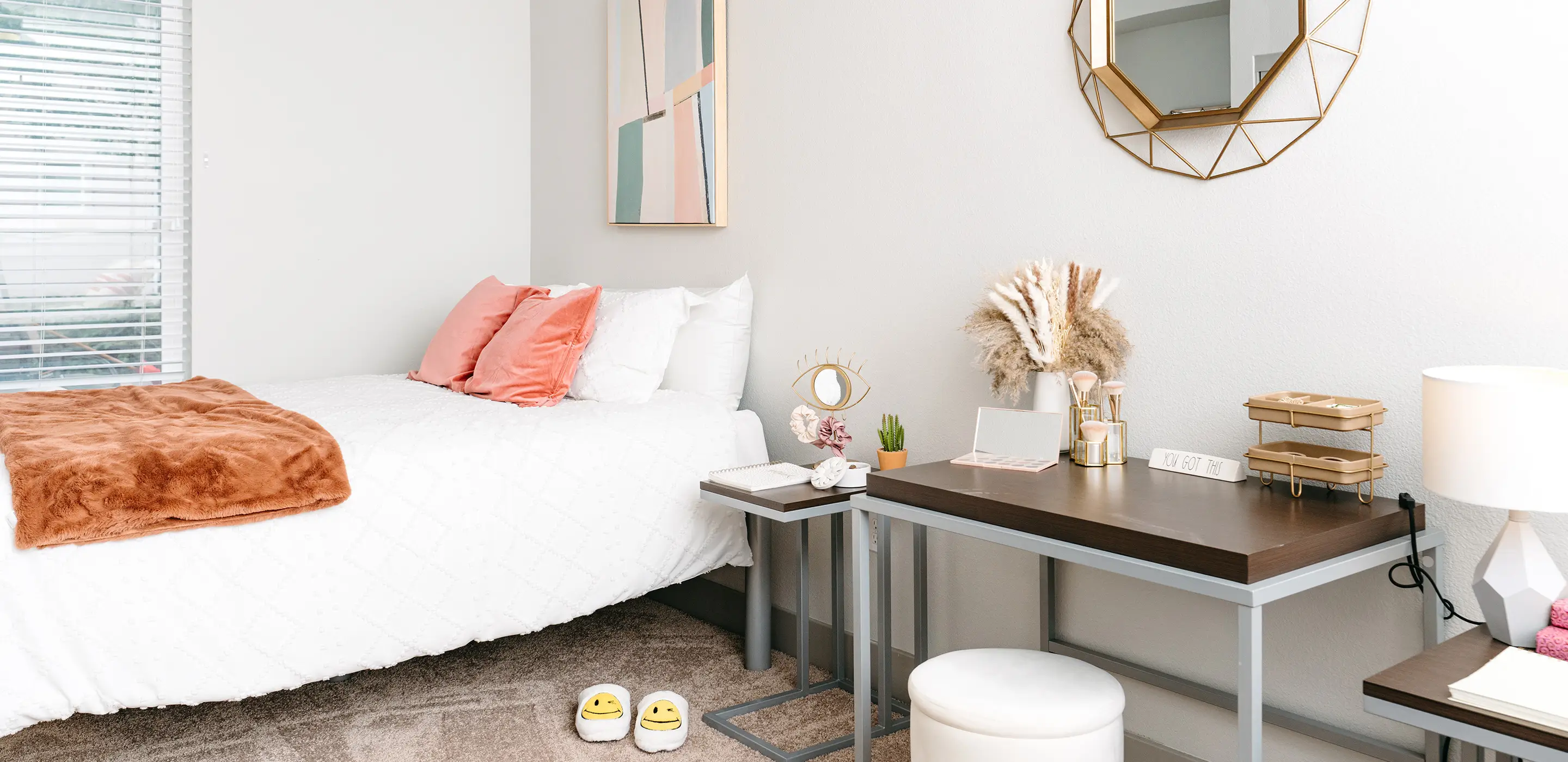 furnished bedroom