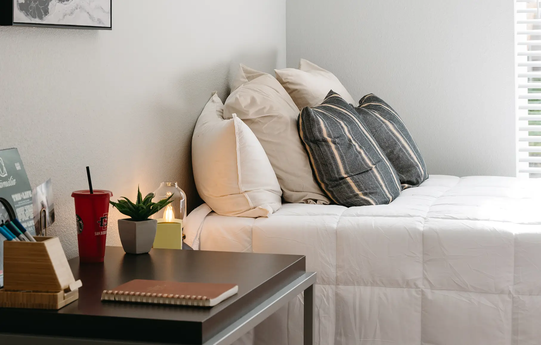 furnished bedroom